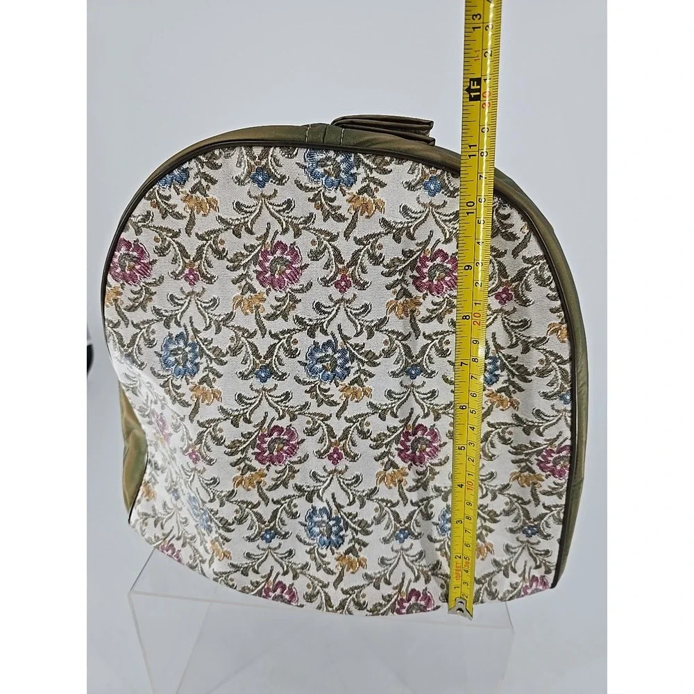 RARE VTG‎ Floral Design Green W/Pink, Yellow&Blue Teapot Cozy/Insulating Cover